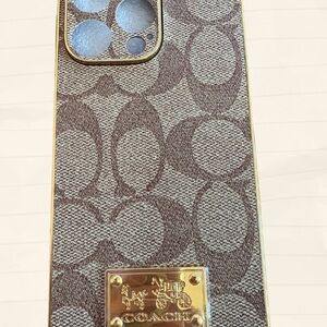Coach Signature Phone Case